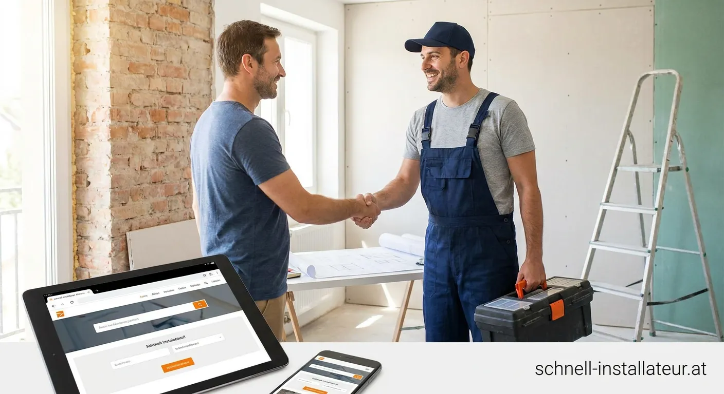 Handwerker bei der Arbeit mit Werkzeugen