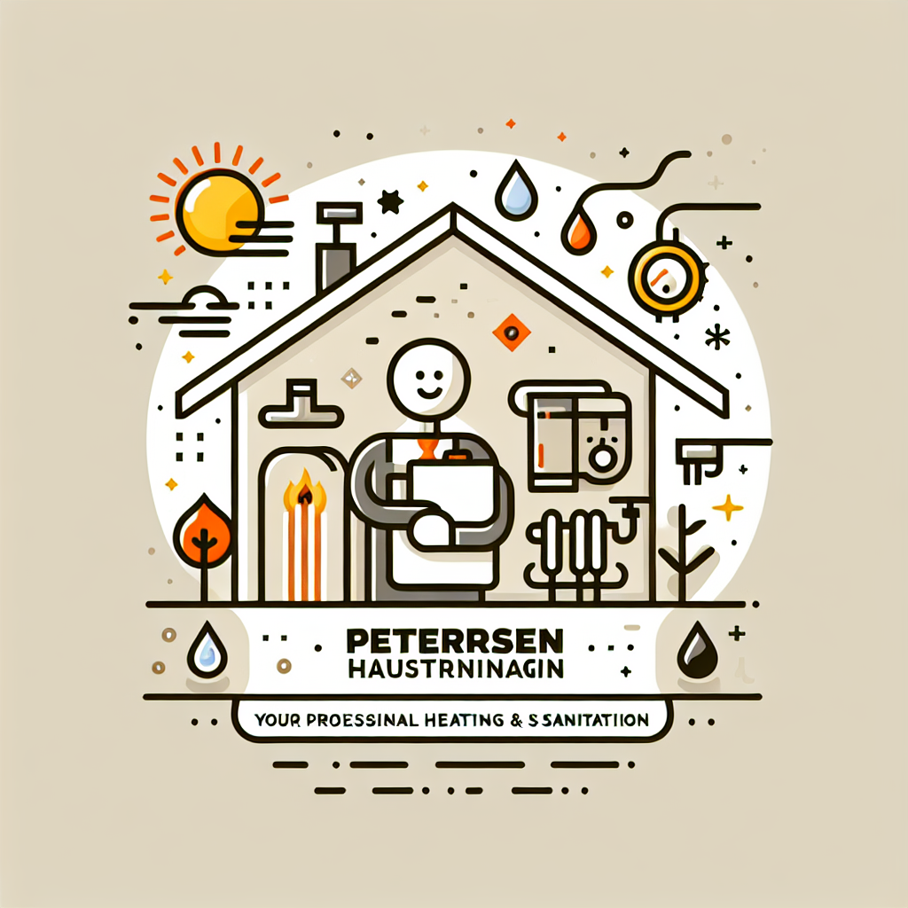 Mitarbeiter von Petersen Haustechnik bei der Wartung einer modernen Heizungsanlage